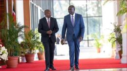 President William Ruto with his deputy Kithure Kindiki.